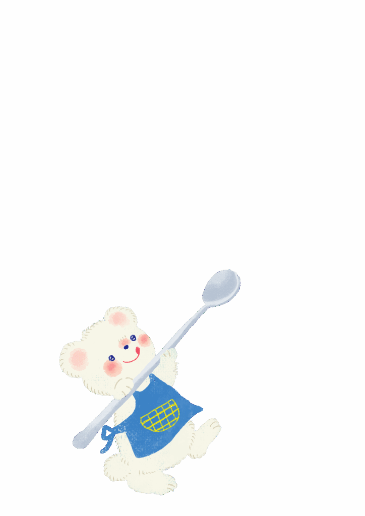 シロクマのカットイラスト