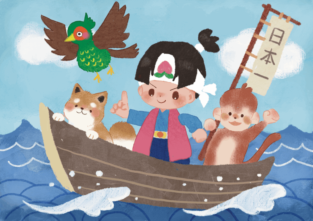 桃太郎のイラスト
