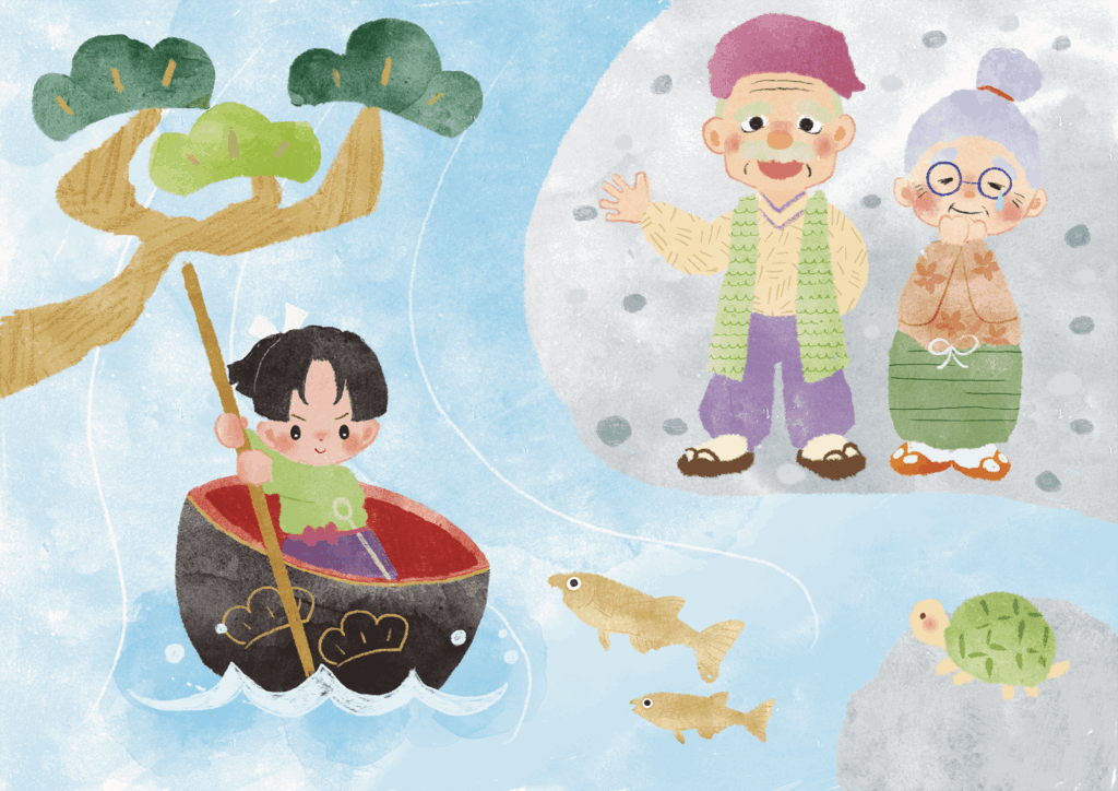 一寸法師のイラスト