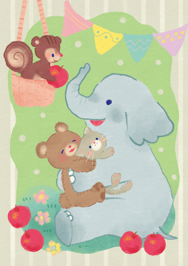 ゾウのイラスト