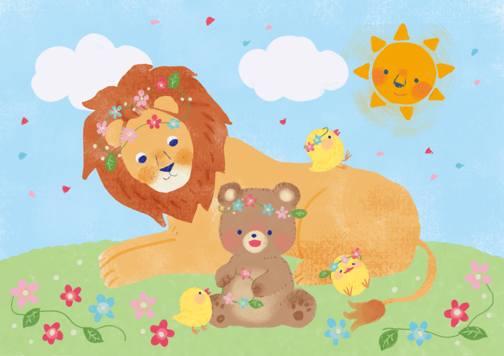 ライオンのイラスト