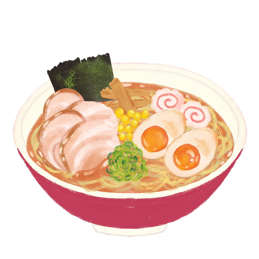 ラーメンのイラスト