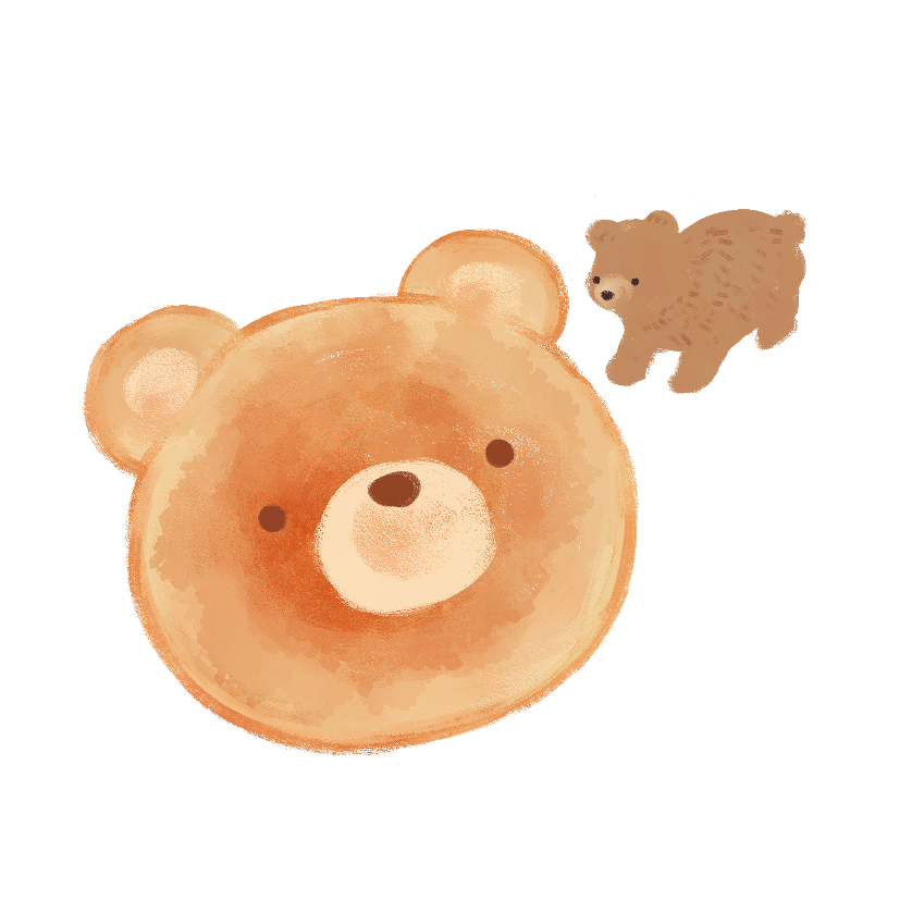 クマぱんのイラスト