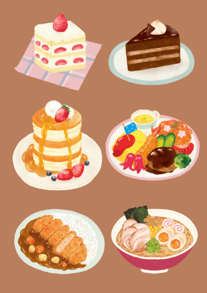 食べ物のイラスト