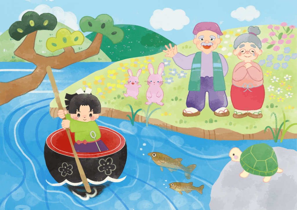 一寸法師のイラスト2